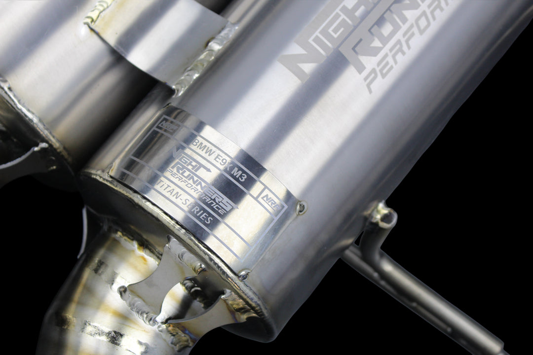 BMW E9x M3 NRP Signature Titanium Valved Exhaust System