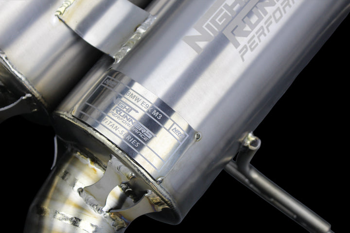 BMW E9x M3 NRP Signature Titanium Valved Exhaust System