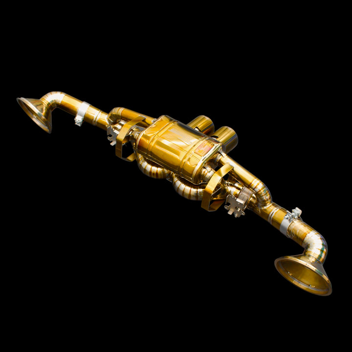 Valved Titanium Exhaust System for Porsche 992 GT3/RS