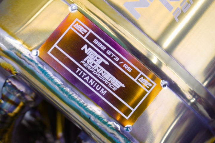 Valved Titanium Exhaust System for Porsche 992 GT3/RS