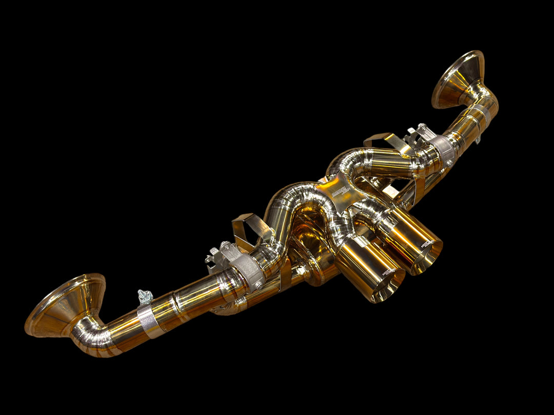 Valved Titanium Exhaust System for Porsche 992 GT3/RS