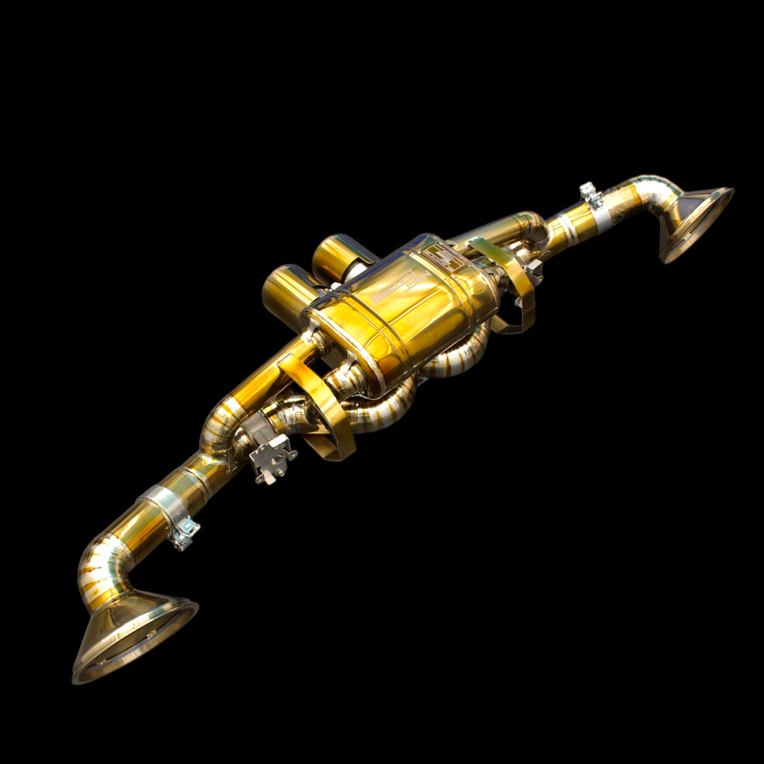 Valved Titanium Exhaust System for Porsche 992 GT3/RS